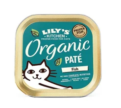 Lily's Kitchen - Barquette Délice de Poisson Bio pour Chats - 85g