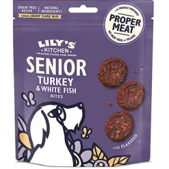 Lily's Kitchen - Friandises Senior à la Dinde et au Poisson pour Chien - 70g