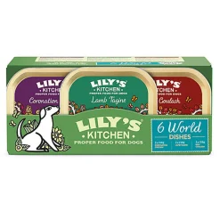 Lily's Kitchen - Multipack Pâtées "Cuisines du Monde" pour Chien - 6x150g