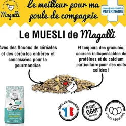 Magalli - Aliment Complet Poule Santé pour Basse-cour - 4Kg