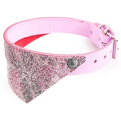Martin Sellier - Collier Bandana Malibu Rose pour Chiens