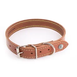 Martin Sellier - Collier Flash Cognac/Jaune pour Chiens