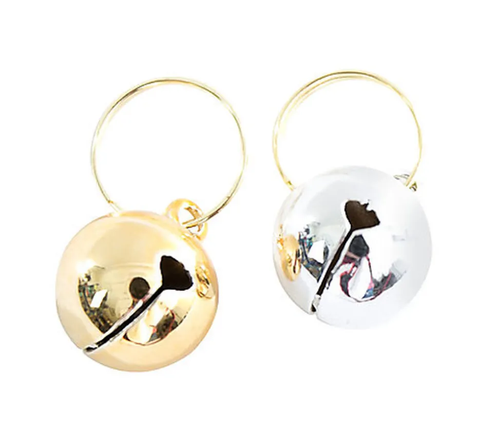 Martin Sellier - Lot de Grelots Doré/Nickelé pour Chat - x2