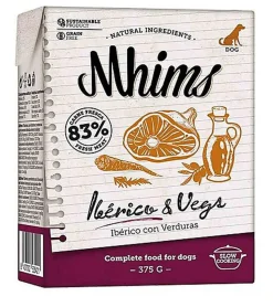 Mhims - Aliment Iberico & Vegs au Porc pour Chien - 375g