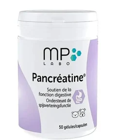 MP Labo - Gélules Pancréatine Fonction Digestive pour Chiens et Chats - x50