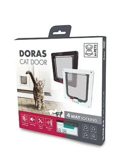 M-Pets - Chatière Doras 4 voies - 19,7 x 19 cm