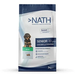 Nath - Croquettes pour Chien Senior Mini - 3Kg
