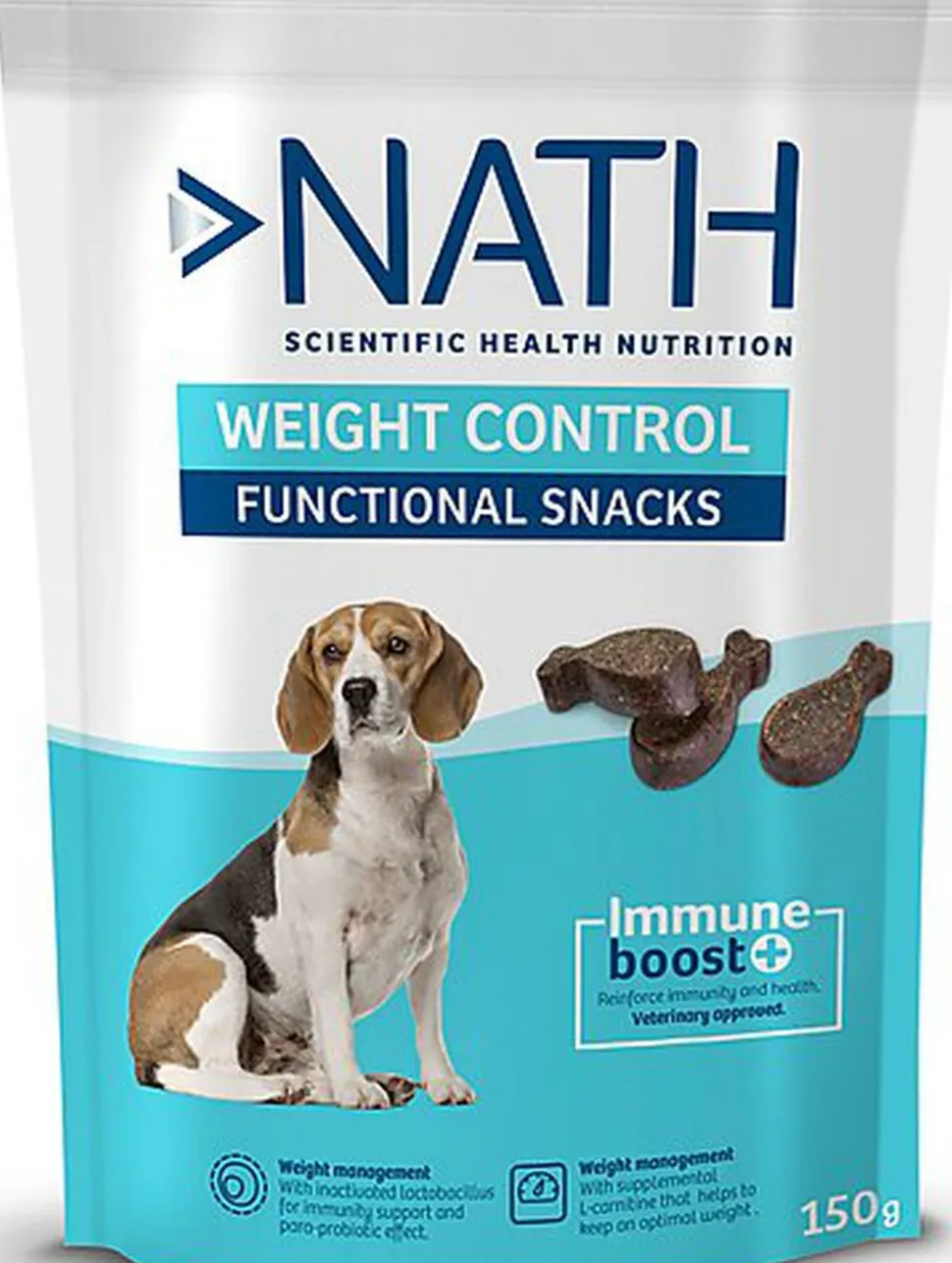 Nath - Friandises Weight Control Immune boost+ pour Chiens - 150g