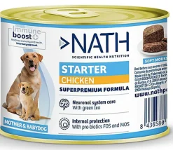 Nath - Pâtée Puppy starter au Poulet pour Chiots - 200g