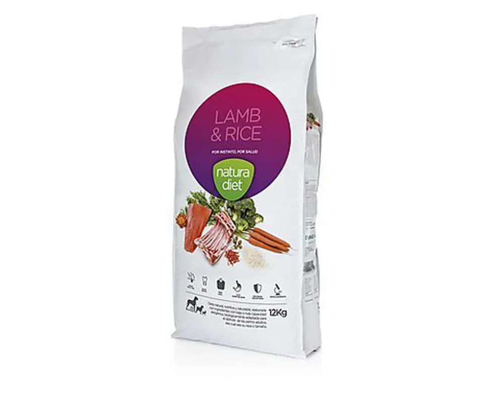 Natura Diet - Croquettes Lamb & Rice Agneau pour Chien