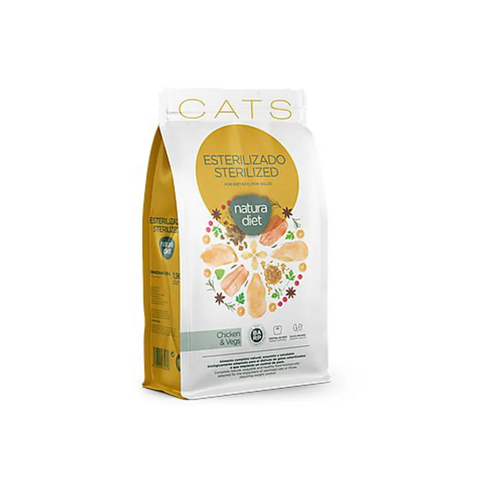 Natura Diet - Croquettes Sterilized Poulet pour Chat Stérilisé