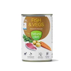 Natura Diet -  Pâtée aux Poissons pour Chiens - 400g