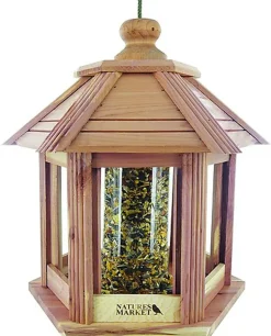 Natures Markets - Mangeoire Gazebo Junior pour Oiseaux du Ciel - 29x32cm