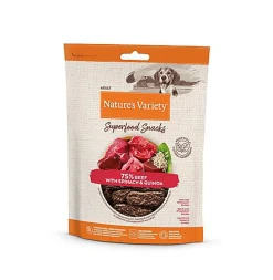 Nature's Variety - Barres à Mâcher Superfood Snacks au Boeuf pour Chien - 85g