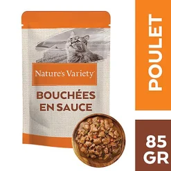 Nature's Variety - Bouchées en Sauce au Poulet pour Chats - 85g