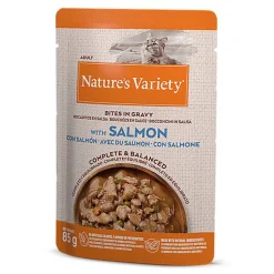 Nature's Variety - Bouchées en Sauce au Saumon pour Chats - 85g
