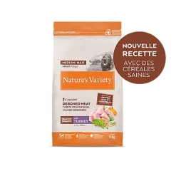 Nature's Variety - Croquettes Healthy Grains Adulte Dinde Pour Chiens - 10kg