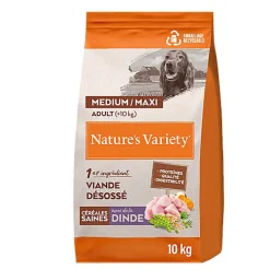 Nature's Variety - Croquettes Healthy Grains Adulte Dinde Pour Chiens - 10kg
