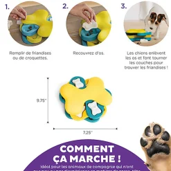 Nina Ottosson - Jeu Educatif Dog Tornado-Blu pour Chiens