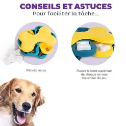 Nina Ottosson - Jeu Educatif Dog Tornado-Blu pour Chiens