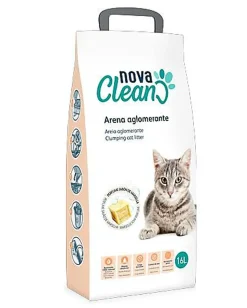 Nova Clean - Litière Agglomérante Parfumée au Savon de Marseille