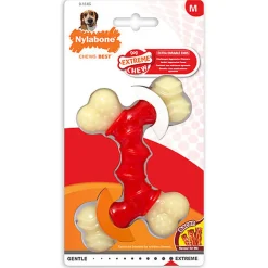 Nylabone - Jouet à Mâcher Bacon Extreme Double Bone - M