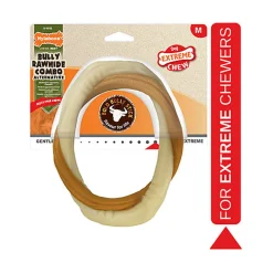 Nylabone - Jouet Anneau à Mâcher Bully Stick Extreme Ring Bone - M