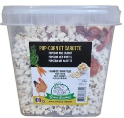 Octave Bauchant - Friandises Pop-corn et Carotte pour Poules - 350g