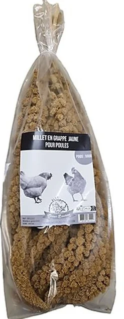 Octave Bauchant - Millet Jaune en Grappes pour Poules - 500g