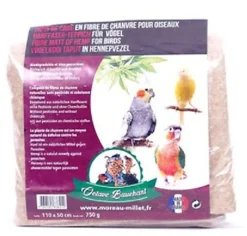 Octave Bauchant - Tapis de Chanvre Oiseaux - 110x50cm