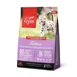 Orijen - Croquettes Kitten au Poulet Dinde et Poissons pour Chaton - 1,8Kg