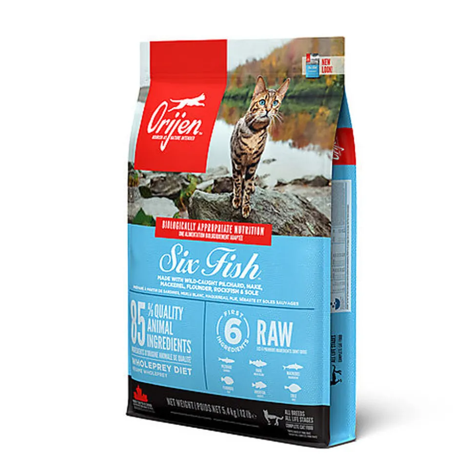 Orijen - Croquettes Six Fish pour Chat - 5,4Kg