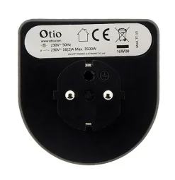 Otio - Programmateur Mécanique - Noir