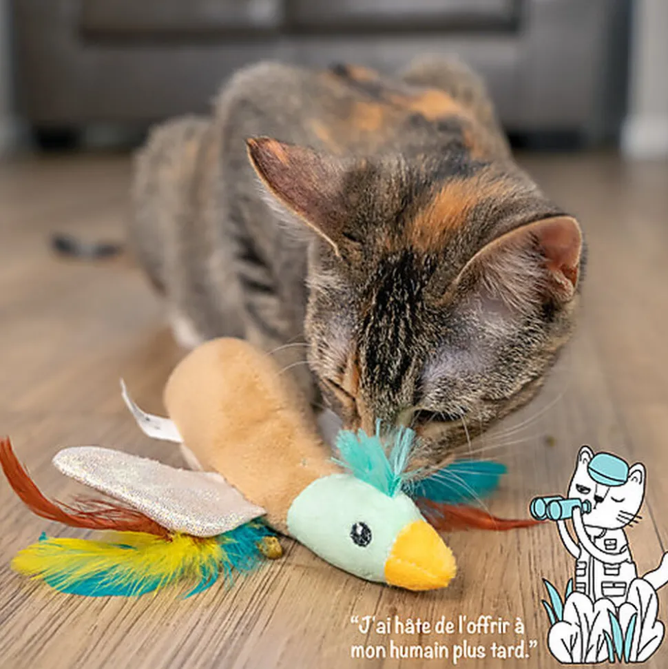 Outward Hound - Jouet Flapperz Duck pour Chats - 19cm
