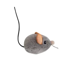 Outward Hound - Jouet Souris Squeak Mouse pour Chats - Gris