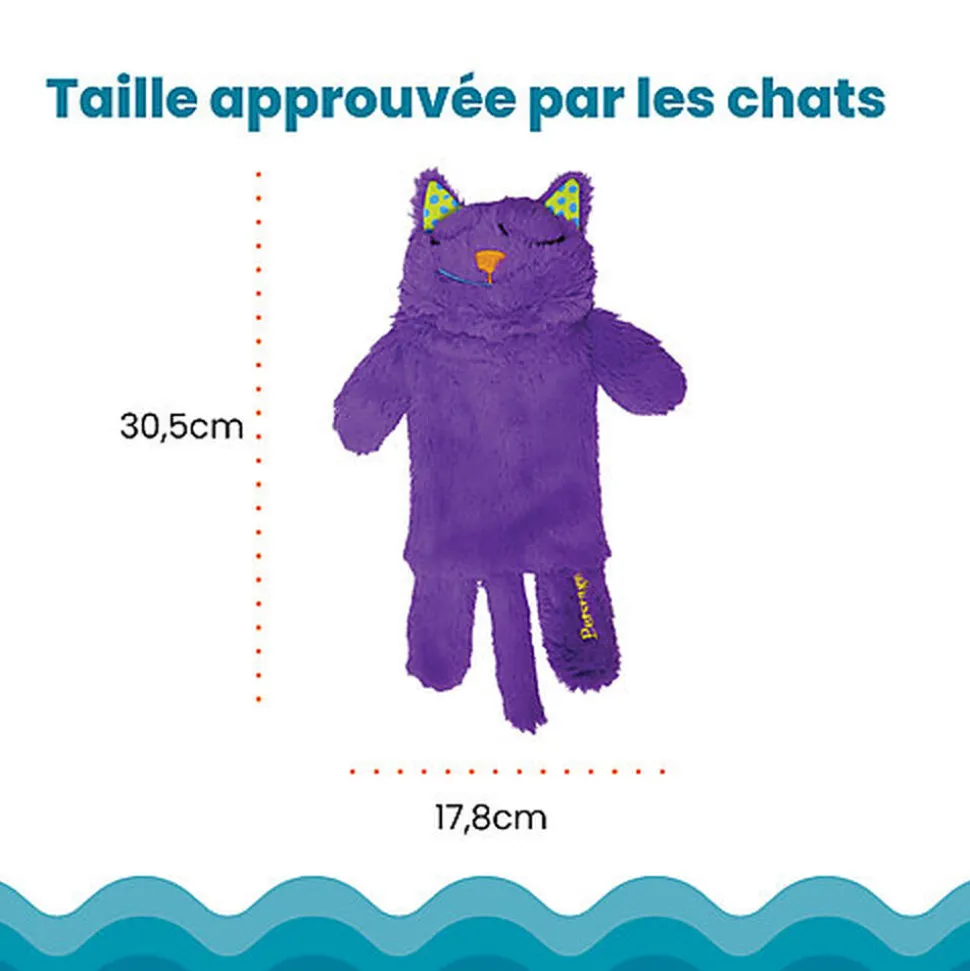 Outward Hound - Peluche Douillette Purr Pillow Kitty pour Chats - 30,5cm