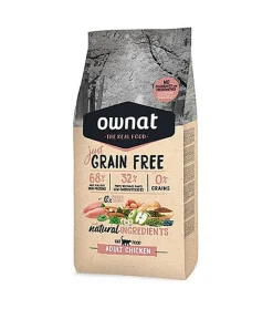 Ownat - Croquettes Grain Free au Poulet pour Chats