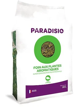 Paradisio - Foin aux Plantes Aromatiques pour Rongeurs - 20L