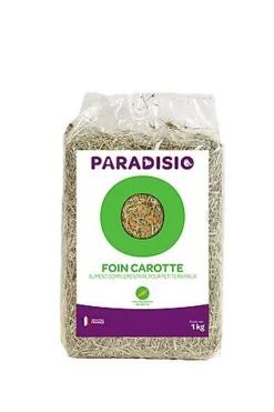 Paradisio - Foin Carotte pour Rongeurs - 1Kg