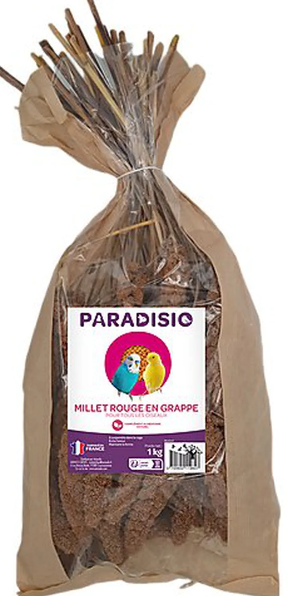 Paradisio - Millet Rouge en Grappe pour Oiseaux