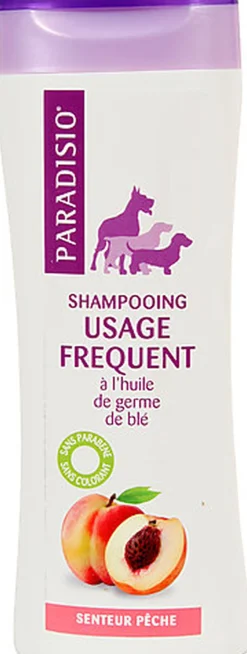 Paradisio - Shampoing Usage Fréquent Senteur Pêche pour Chien - 250ml