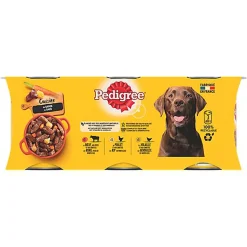 Pedigree - Cuisine Boîtes en Sauce pour Chien Adulte 3 Variétés - 3x800 GR
