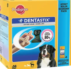 Pedigree - Friandises Dentastix de 56 Sticks pour Chien de Grande Taille - 2,16Kg