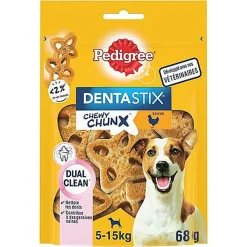 Pedigree - Friandises Dentastix Chewy Chunx au Poulet pour Chien - 68g