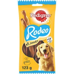 Pedigree - Rodeo Torsades à Mâcher au Poulet pour Chien Adulte - x7 123g