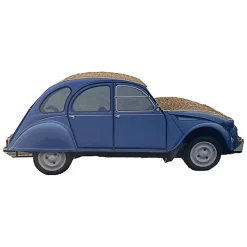 Pet Design - Griffoir en Carton Voiture 2CV pour Chat - 40x16x13cm