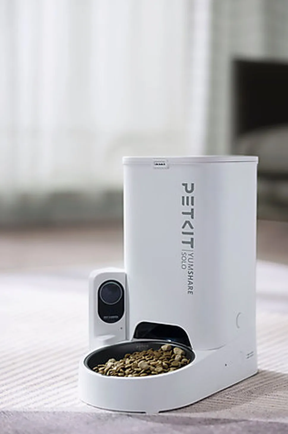 Petkit - Distributeur de Croquettes YumShare Solo Connecté avec Caméra - 3L