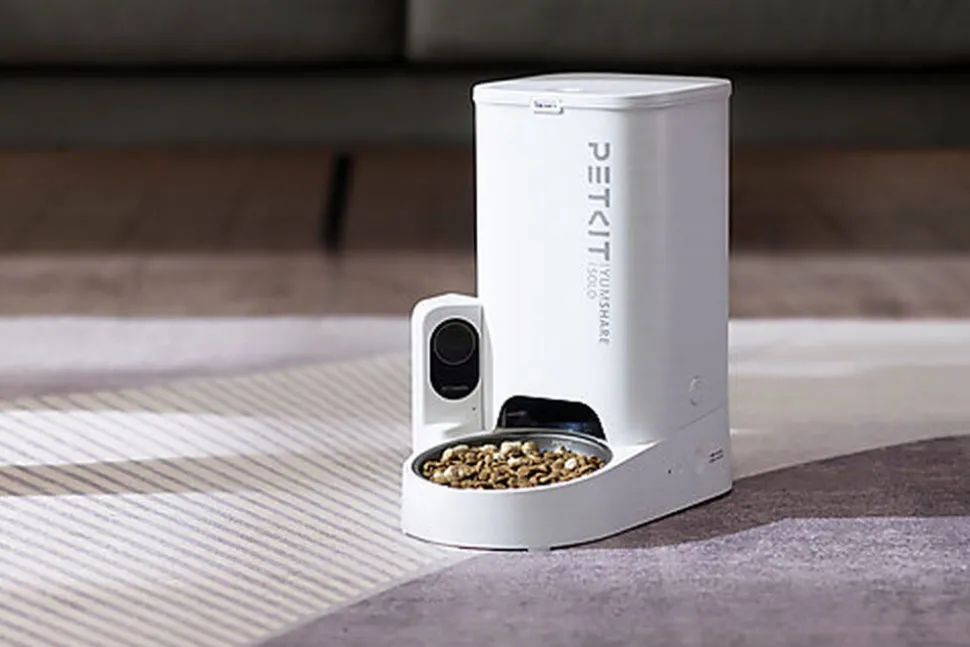 Petkit - Distributeur de Croquettes YumShare Solo Connecté avec Caméra - 3L