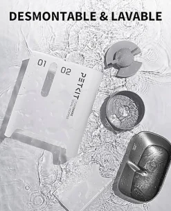 Petkit - Distributeur de Croquettes Double YumShare Dualhopper Connecté avec Caméra - 5L