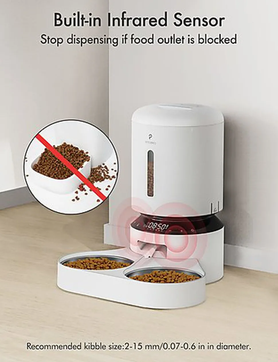 Petlibro - Distributeur Automatique Granary Dual Blanc - 5L